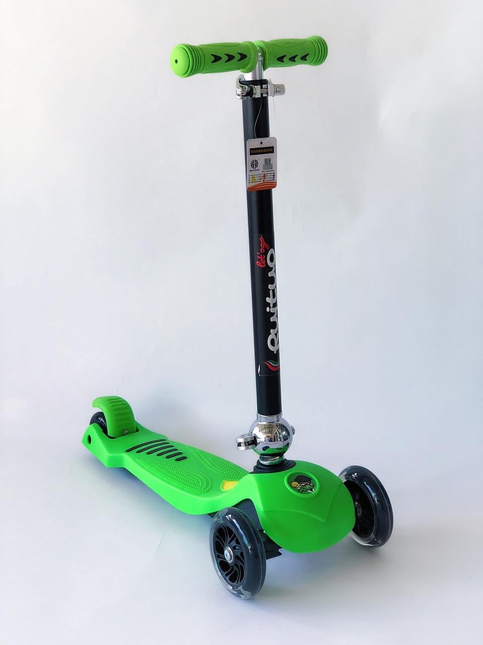 Самокат детский Scooter kxb Салатовый