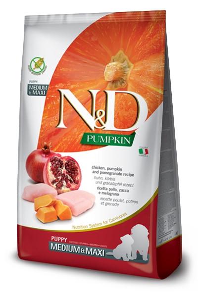 Корм сухой беззерновой для щенков Farmina Chicken & Pomegranate Puppy Medium & Maxi 2,5 кг (6038126)