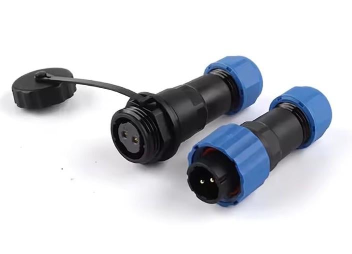 Роз'єм герметичний SP16 2D-F-M 2pin 10А IP68 (2667603186) - фото 2 Роз'єм герметичний SP16 2D-F-M 2pin 10А IP68 (2667603186) - фото 2