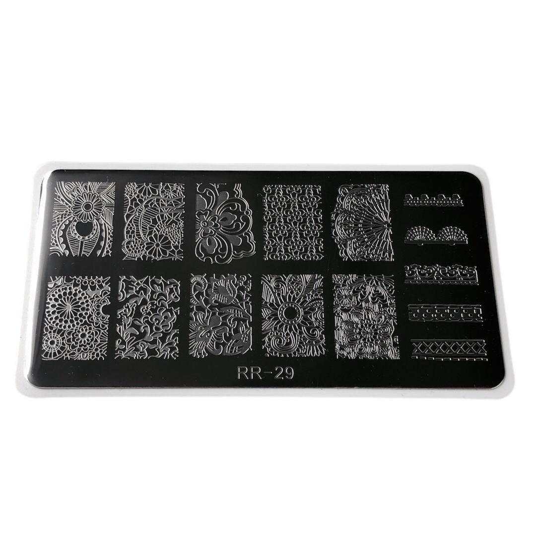 Пластина для стемпинга Richcolor Орнамент RR-29