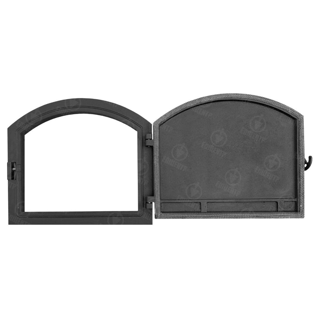 Дверцята чавунні для печі без скла Замкова 490х420 мм - фото 3 Дверцята чавунні для печі без скла Замкова 490х420 мм - фото 3