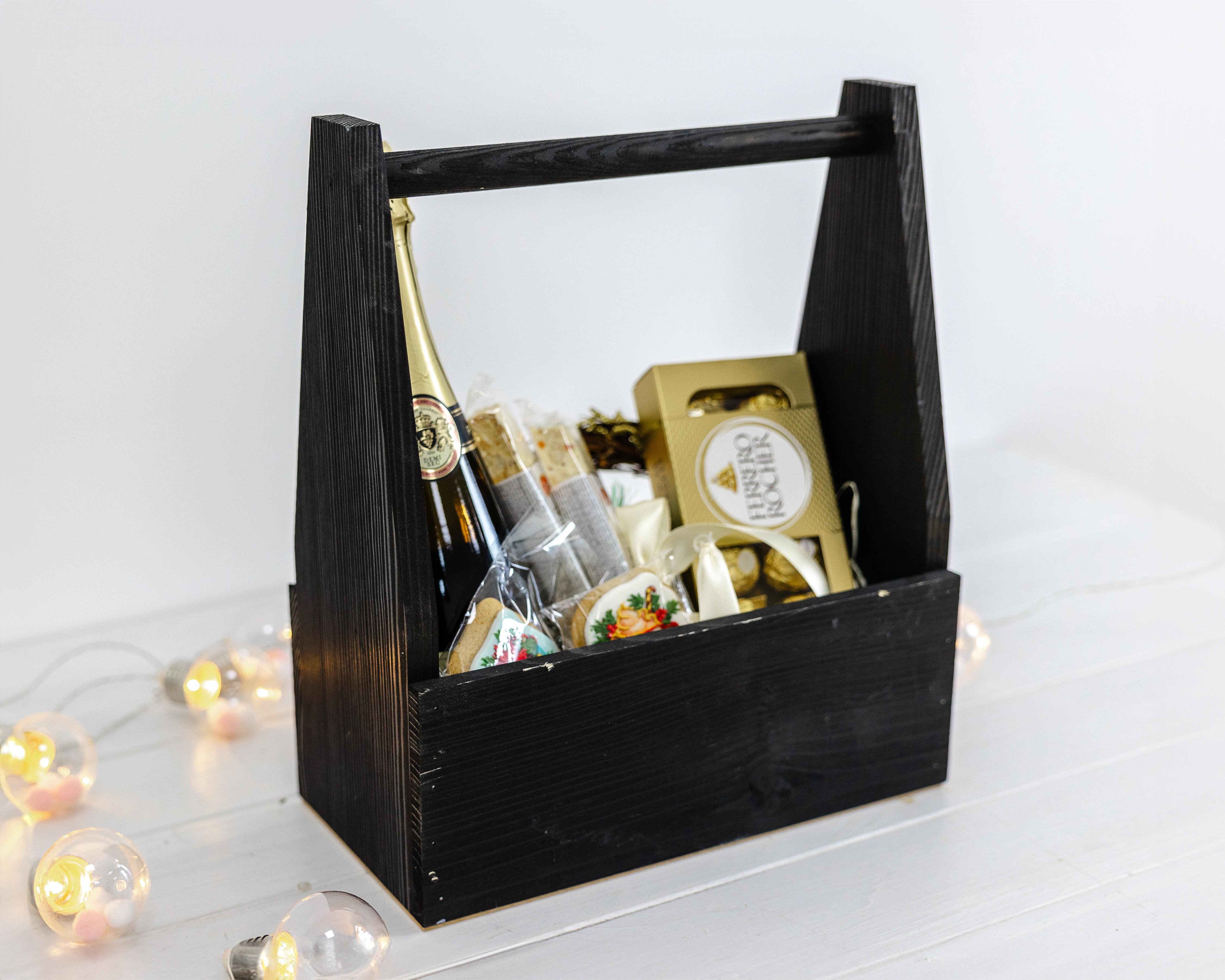 Ящик подарунковий дерев'яний Darunok box Чорний (0002127) - фото 6 Ящик подарунковий дерев'яний Darunok box Чорний (0002127) - фото 6