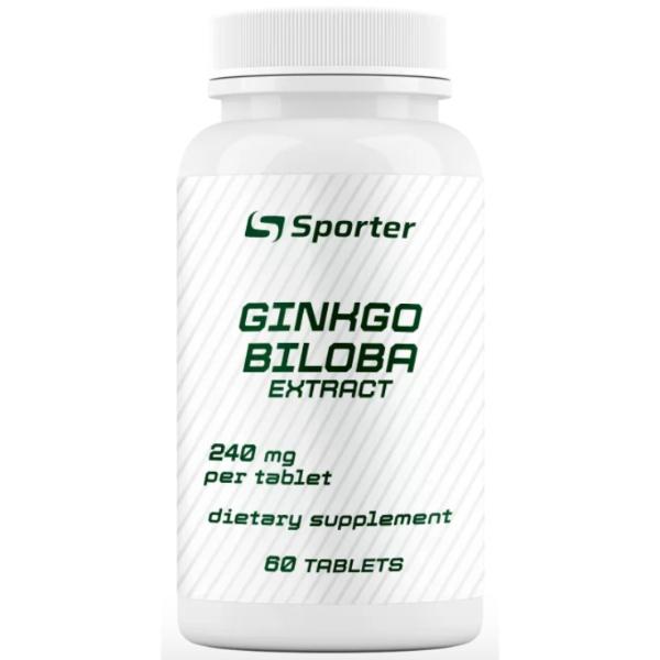 Натуральная добавка для спорта Sporter Ginkgo Biloba Extract 60 табл. (000023799)
