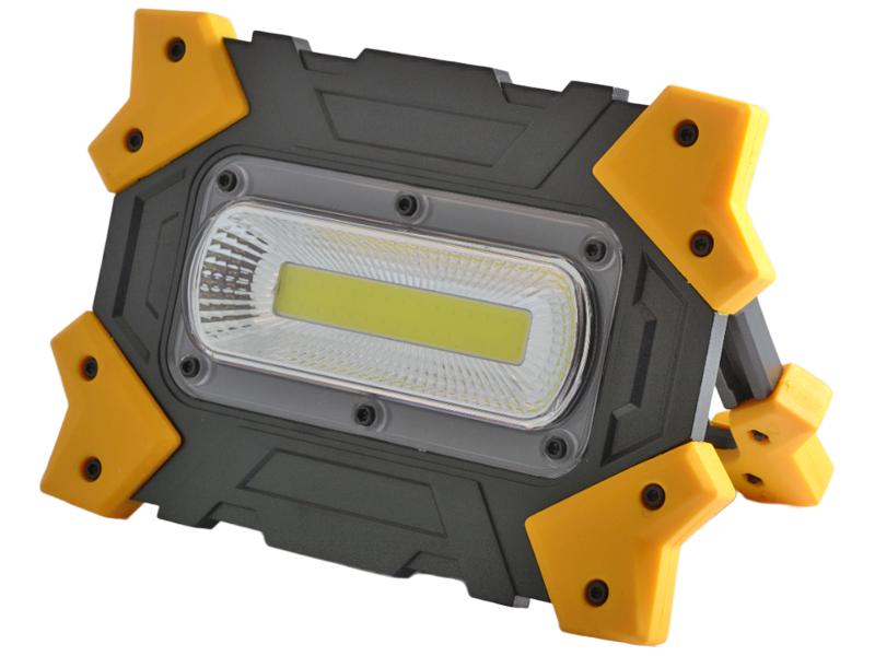 Прожектор Lemanso LED 5W COB 470 Lm 6500К IP44 Желто-черный (LMP84)