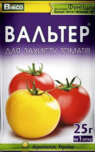 Фунгіцид Вальтер для захисту томатів 25 г (4285)