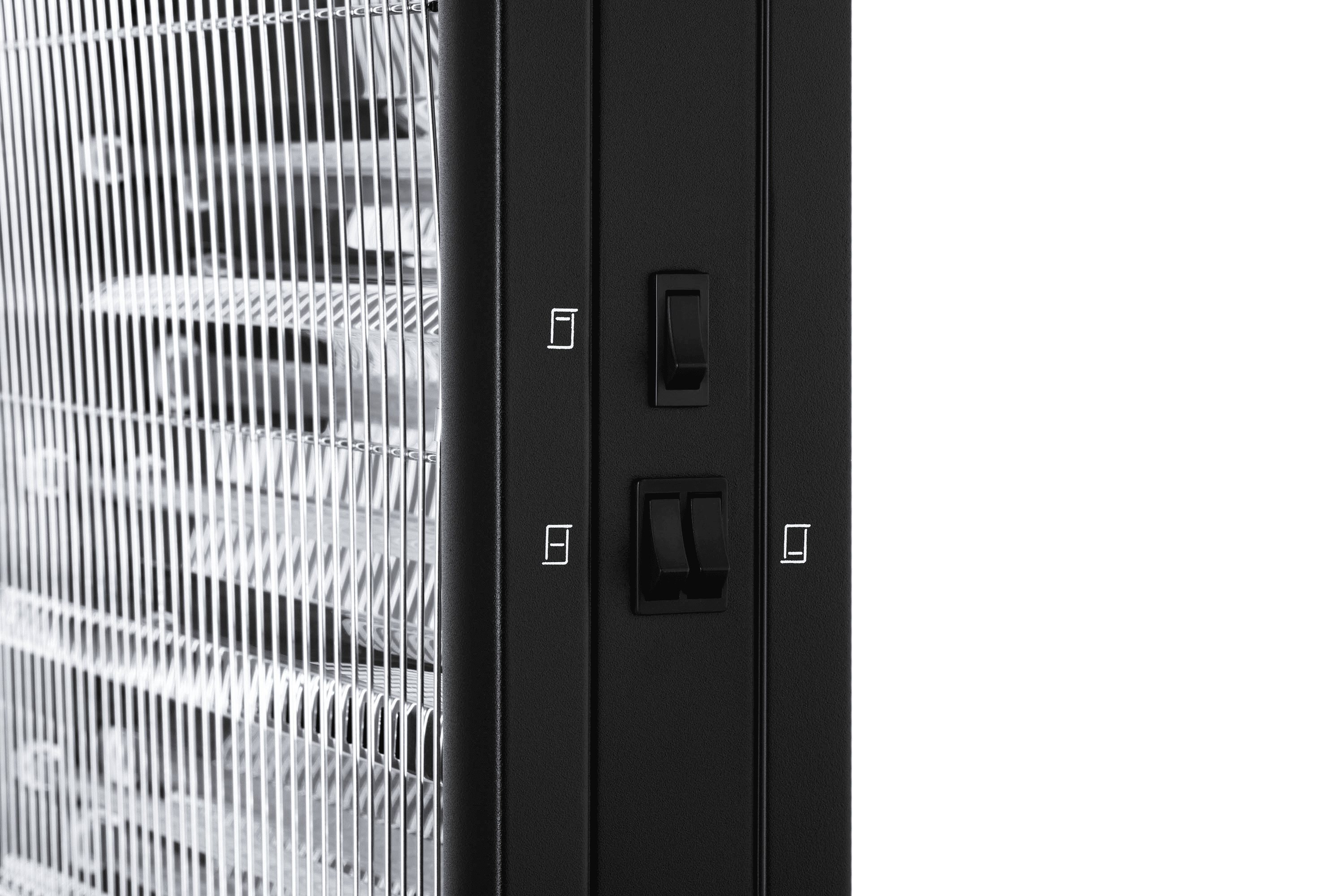 Инфракрасный обогреватель напольный кварцевый для дома с механическим управлением 1650 Вт Черный (IHS-16501) - фото 10