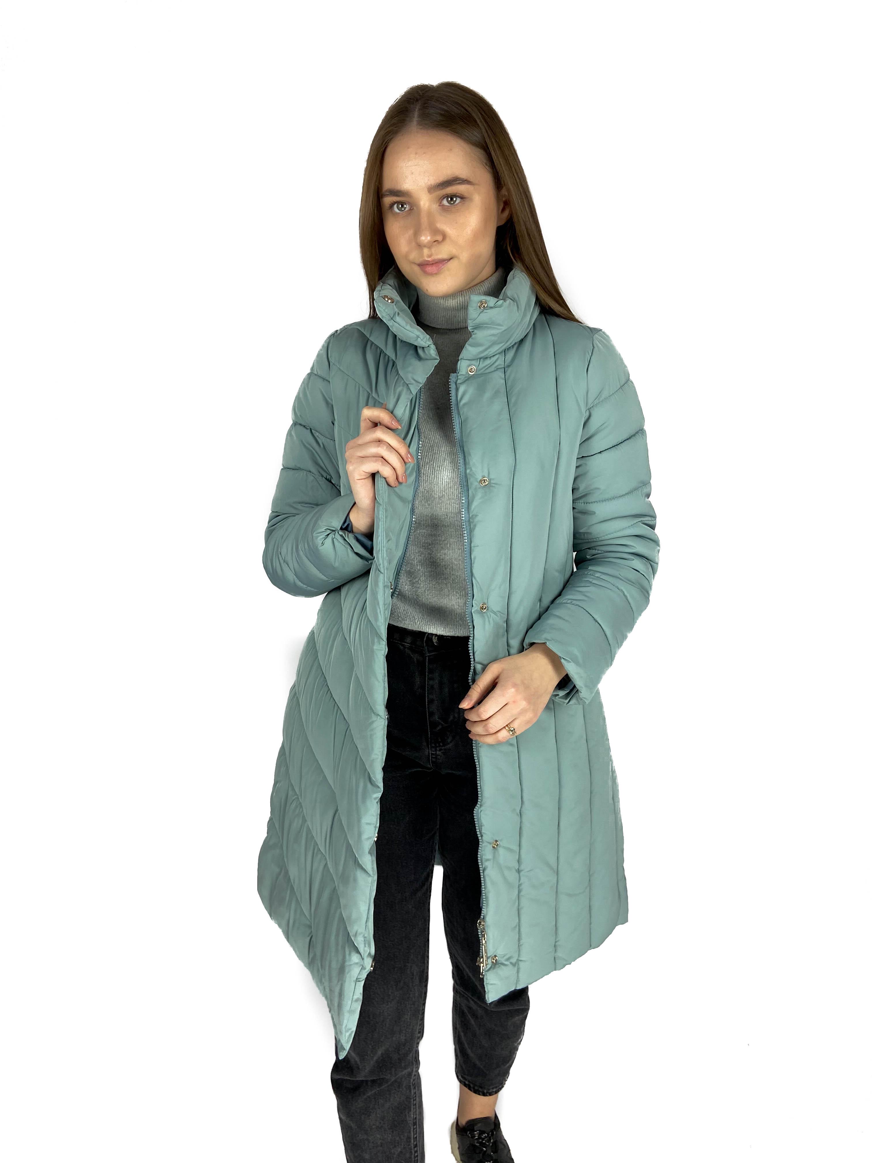 Куртка зимняя длинная женская SNOW PASSION р. 42 Бирюзовый