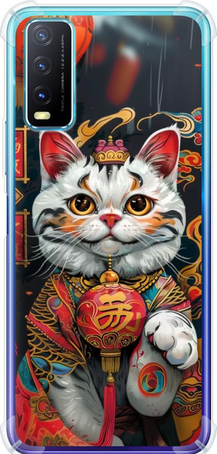 Чехол на Vivo Y20 China Cat v2 (6135sp-2078-42517)