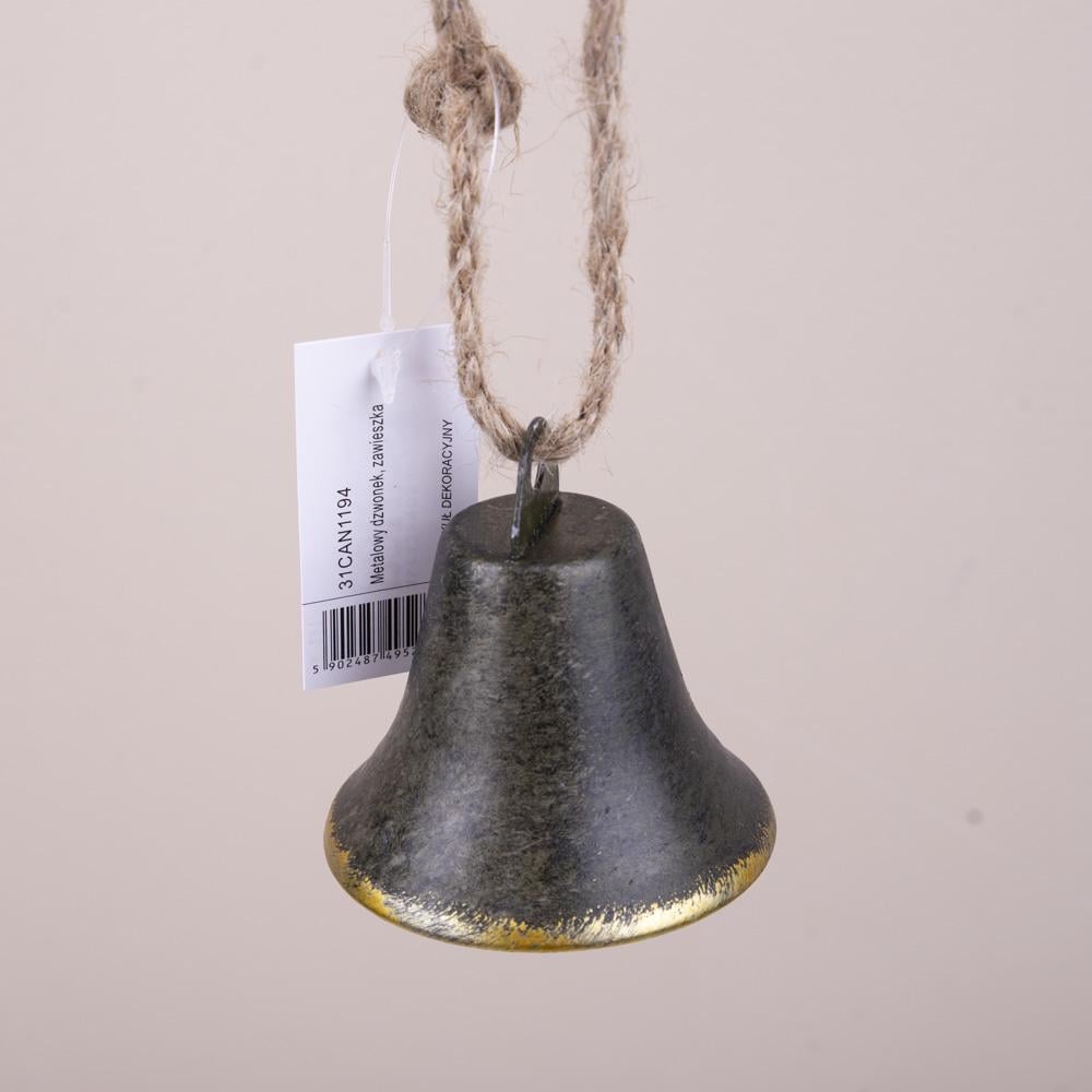 Дзвіночок металевий 6,5 см Золотий (8290)