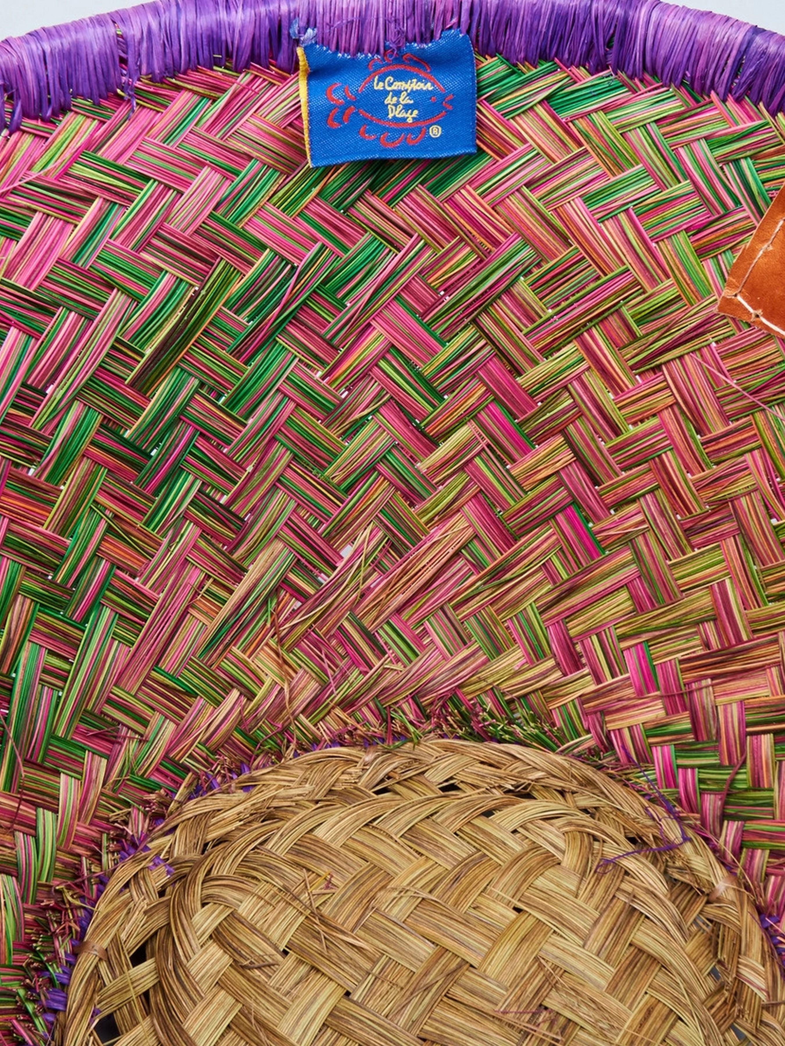 Сумка пляжная LE COMTOUR DE LA PLAGE Aravola Round 746 Фиолетовый - фото 3