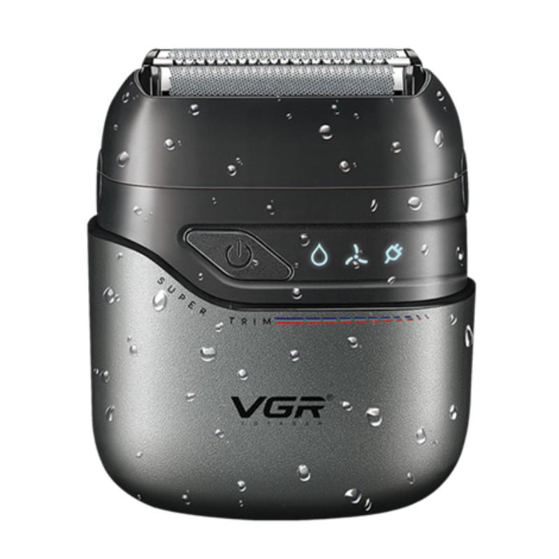 Электробритва VGR V-379 2x350 mAh IPX7 Grey (9067)