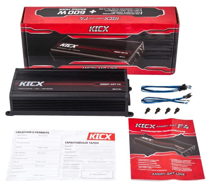 Усилитель Kicx Angry Ant F4 - фото 2