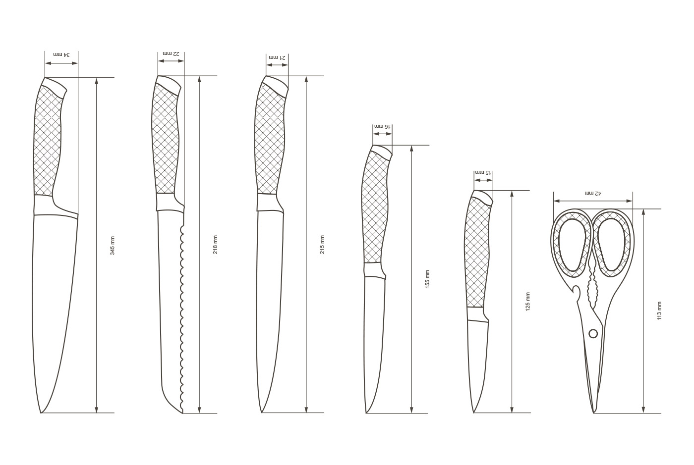 Набор ножей Vinzer 89107 Canvas 7 пр. (8094) - фото 5 Набор ножей Vinzer 89107 Canvas 7 пр. (8094) - фото 5