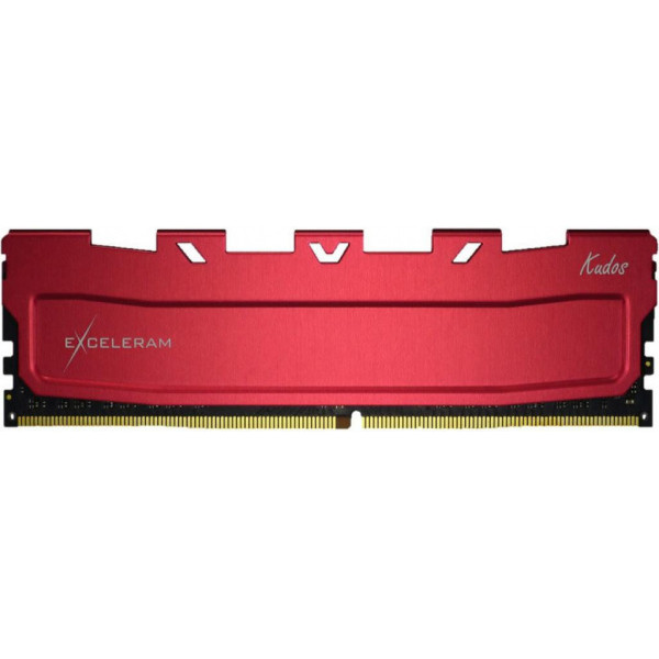 Оперативна пам'ять Exceleram Kudos DDR4 16GB 2400 MHz Red (EKRED4162415C)