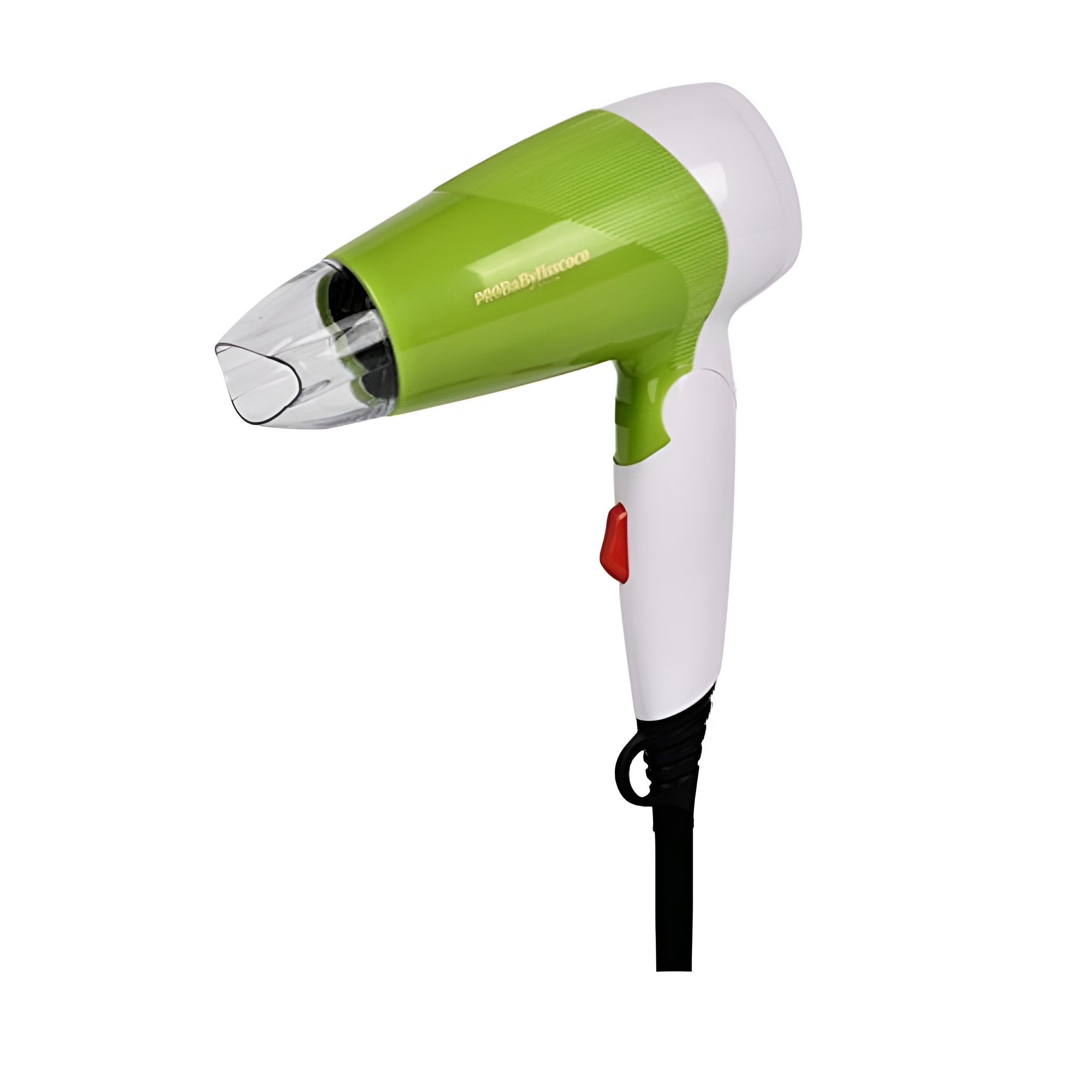 Фен для волос PRO BaBylisscoco PRO-881 складная ручка 1500W компактный 12,5х8,5х21 см Белый с салатовым (R98031)