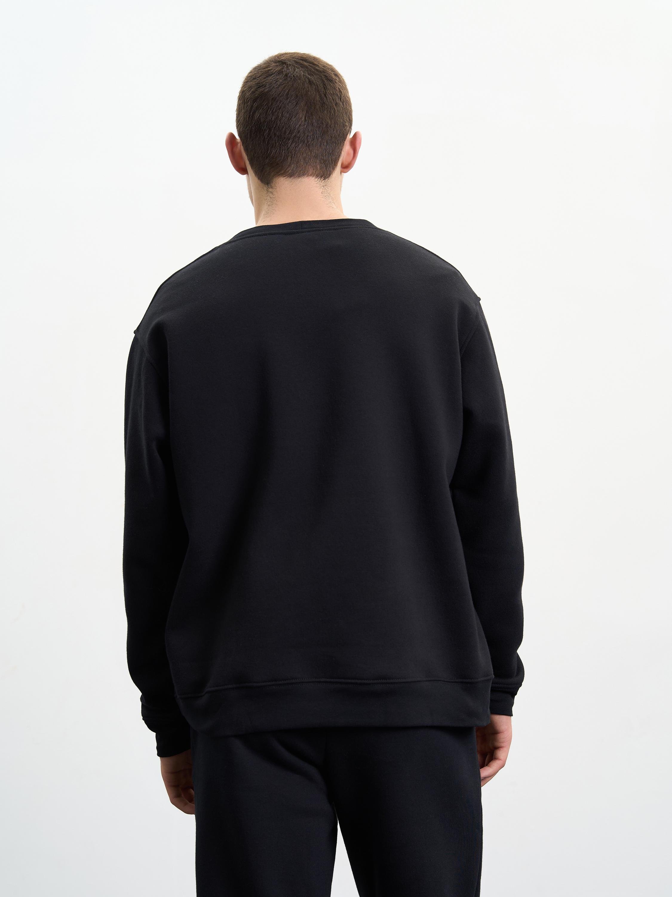 Свитшот мужской утепленный ROZA 240452 S Черный (4824005710803) - фото 3 Свитшот мужской утепленный ROZA 240452 S Черный (4824005710803) - фото 3