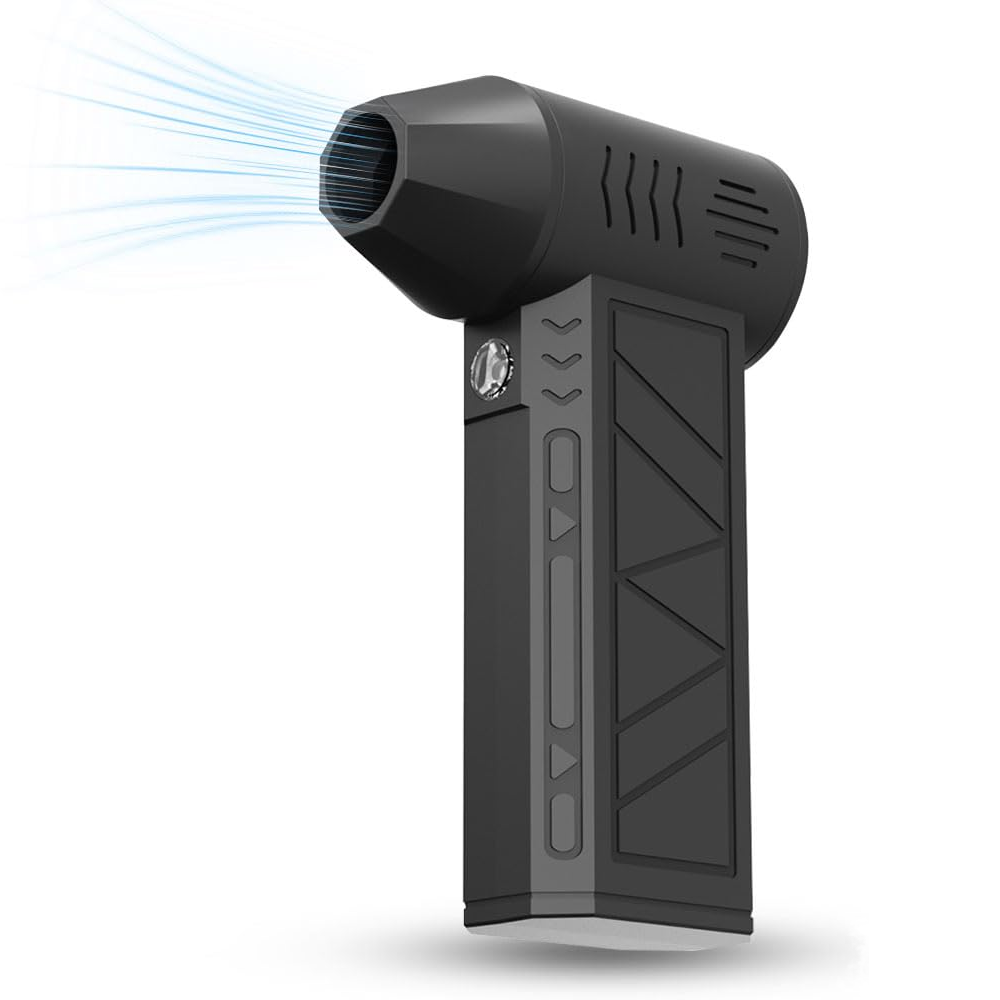 Турбовентилятор для очистки техники от пыли ZY7400-SE аккумуляторный Черный