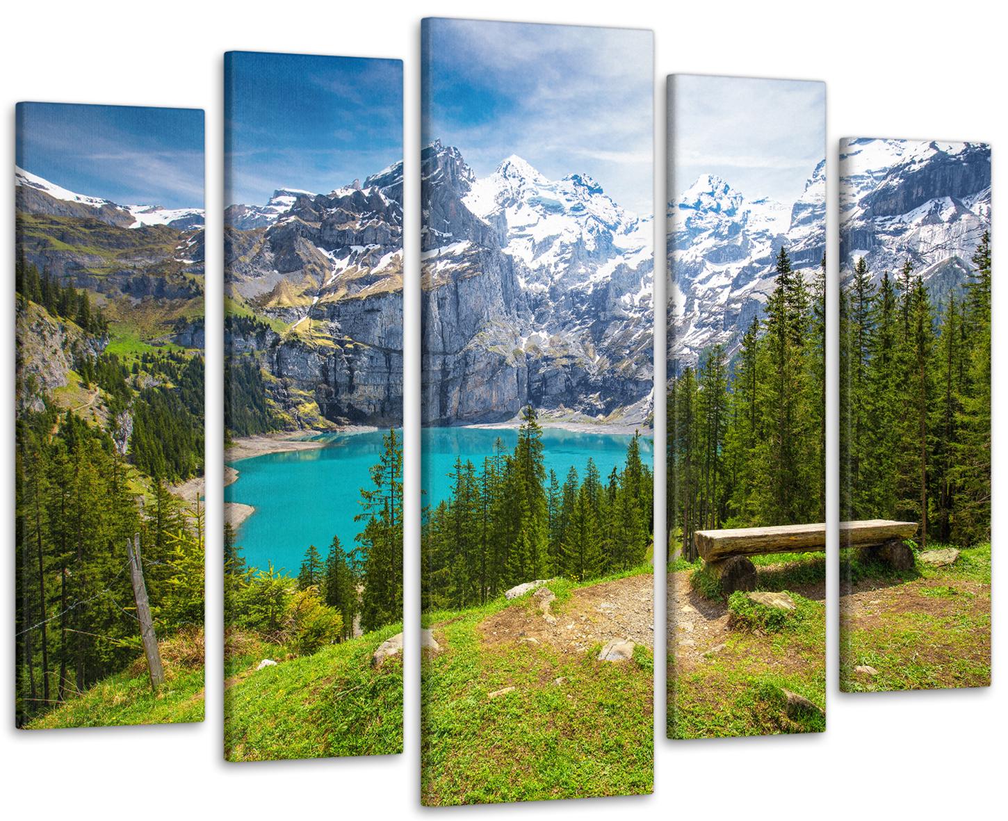 Картина модульная Природа Горы 105х150 см (Art-349_5)