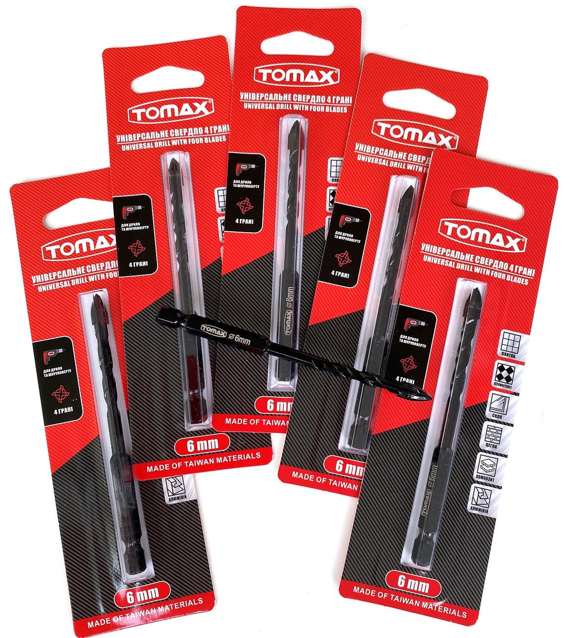Сверла для керамогранита/плитки TOMAX 6 мм квадро (2339520249) - фото 4 Сверла для керамогранита/плитки TOMAX 6 мм квадро (2339520249) - фото 4