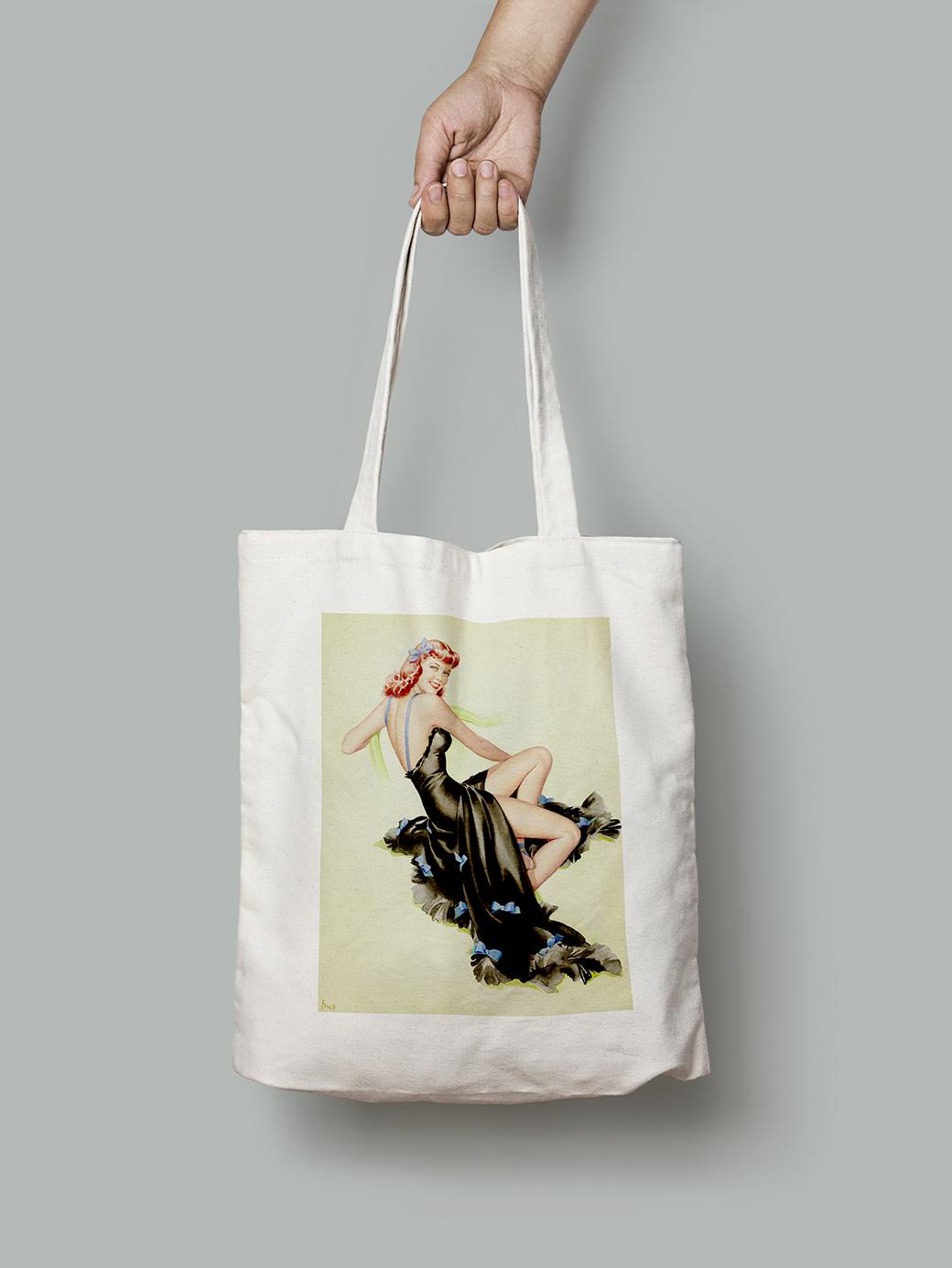 Эко-сумка Изящная. Перл Алиса Фруш шопер (pin_up010093_Bag)