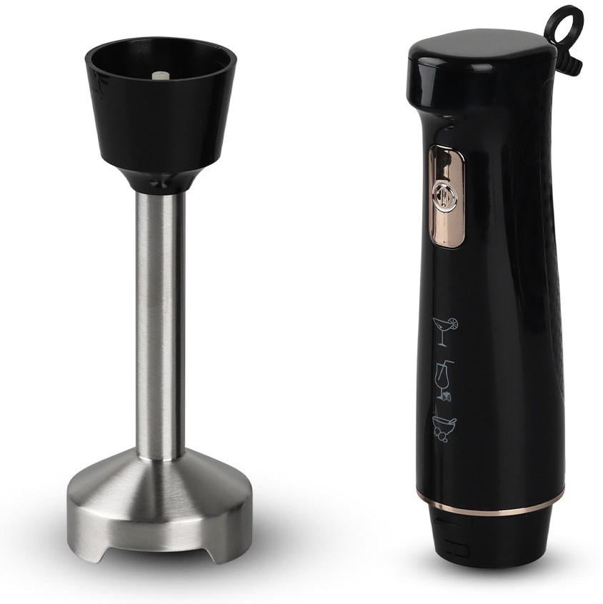 Блендер ручний занурювальний BITEK BT-313B з чашею на 600 мл 1600 Вт Чорний