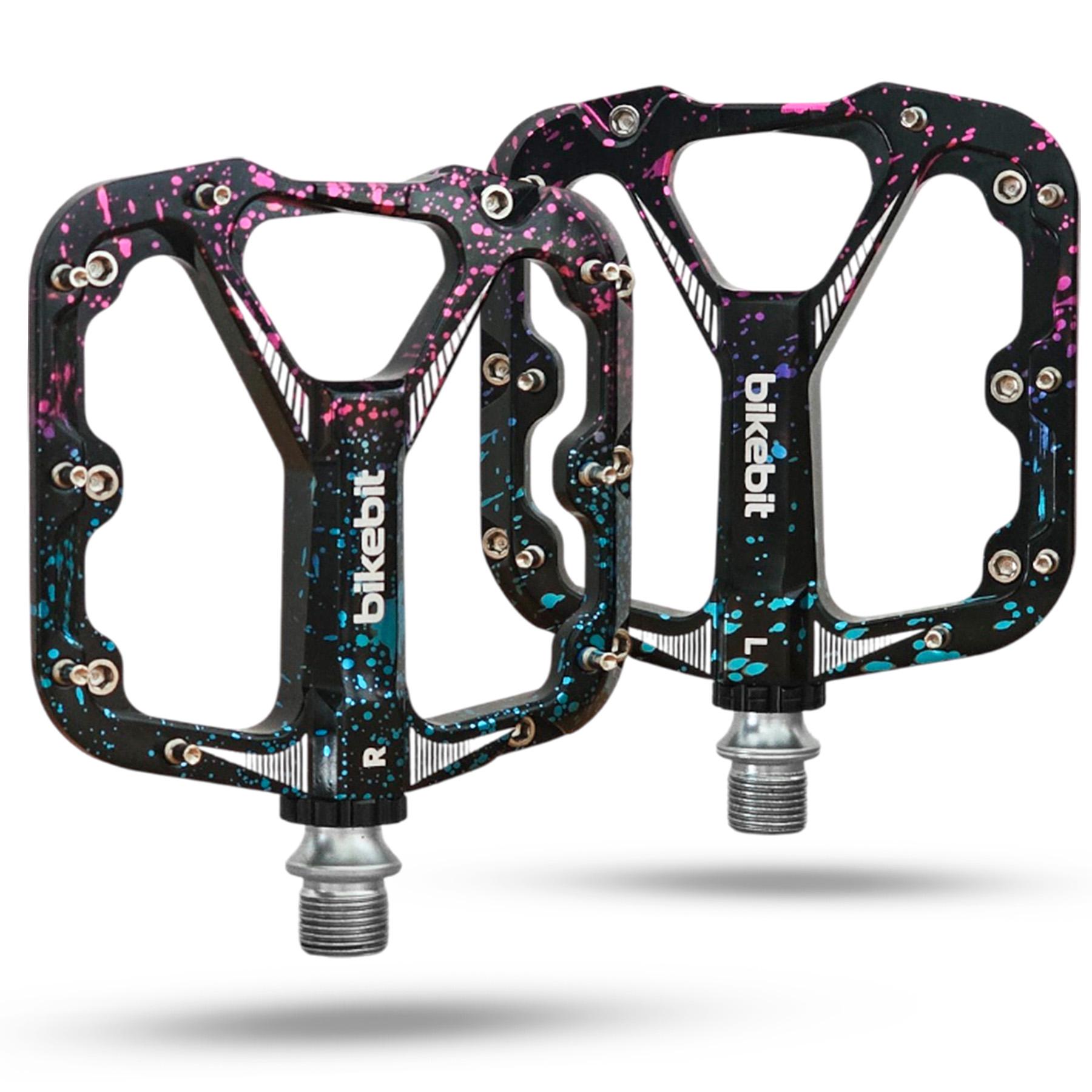 Педали велосипедные BIKEBIT JT88 3 пром-подшипника/Cartridge Axle/алюминиевые Разноцветный (BB-JT88-5422)