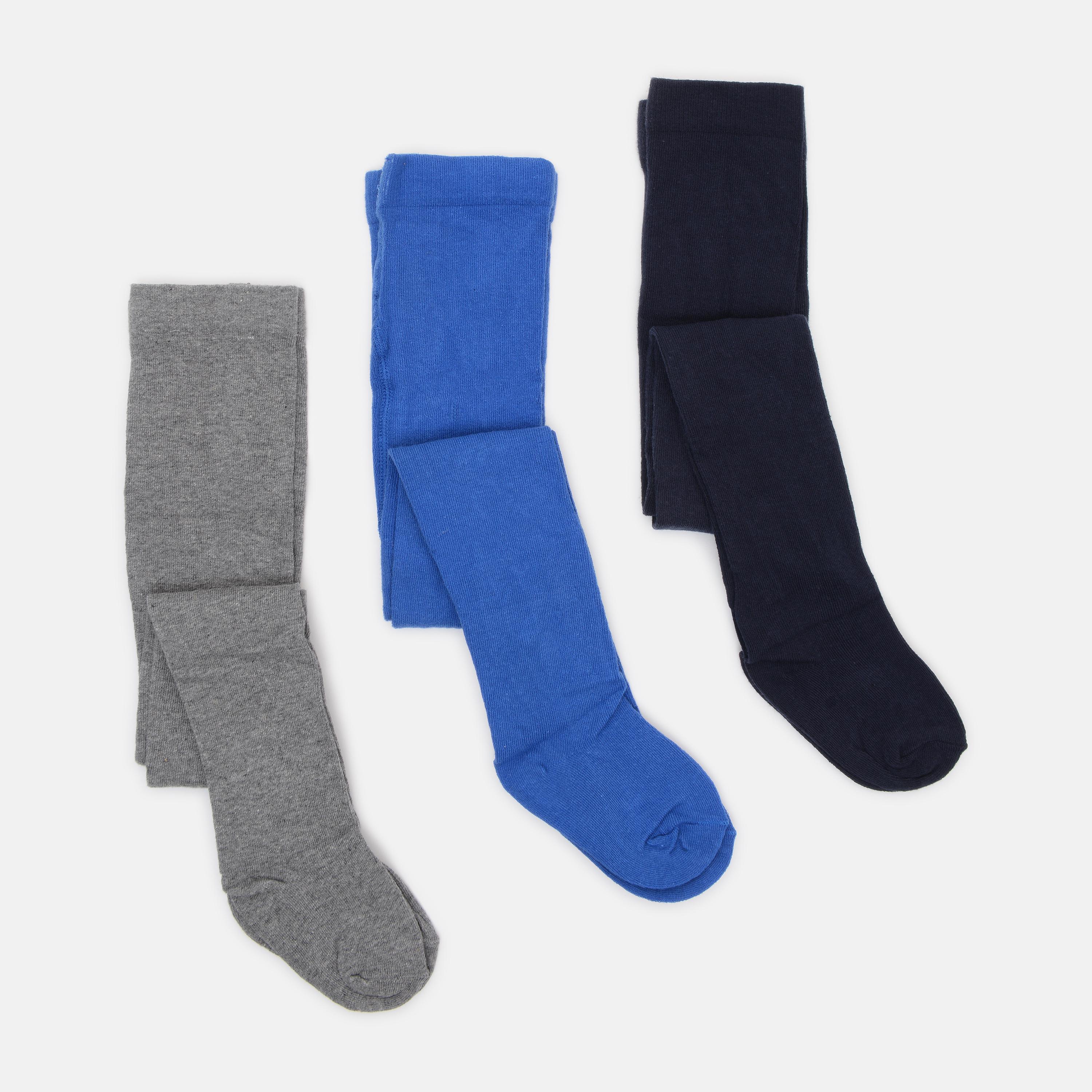 Колготки C&A 98-104 см 3 шт. Синий/Серый (4187479440502)