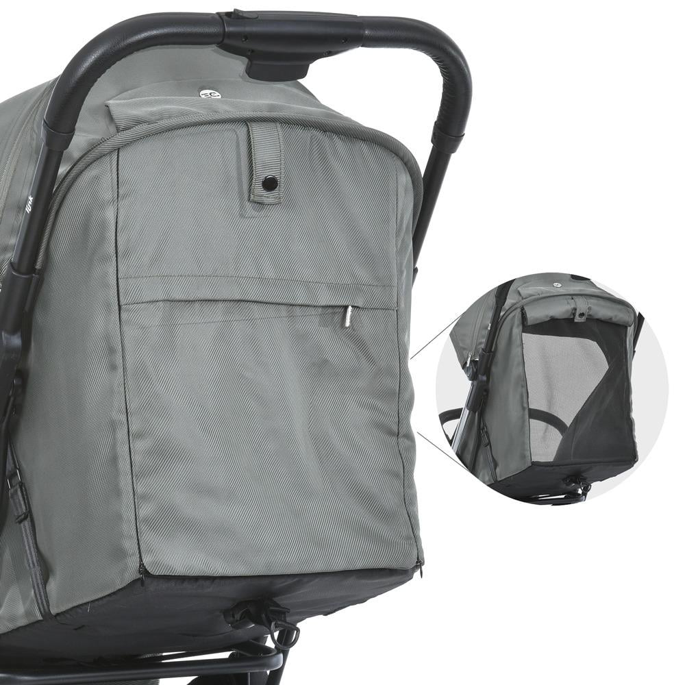 Коляска дитяча прогулянкова El Camino LINK Moss Striped (ME 1129) - фото 9