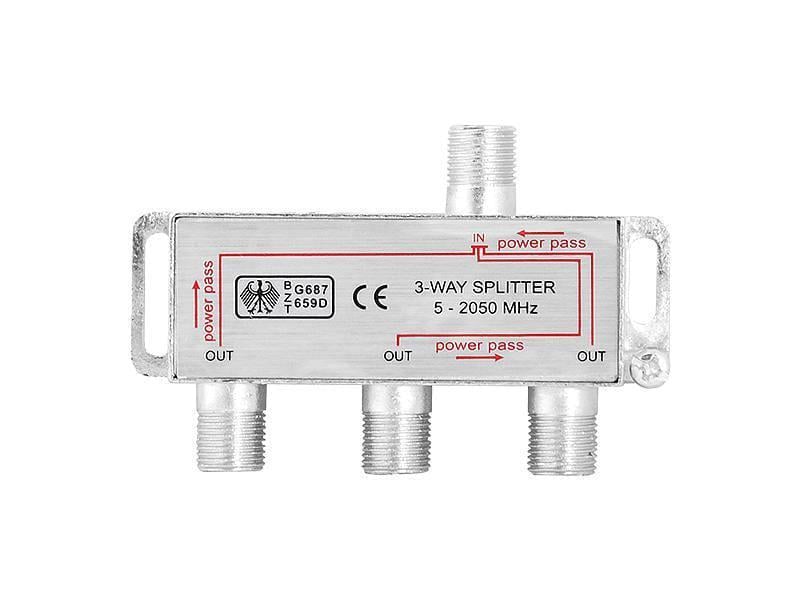 Разветвитель антенный 3-Way 5-2050 MHz с проходом питания LX5109B (1276309687)