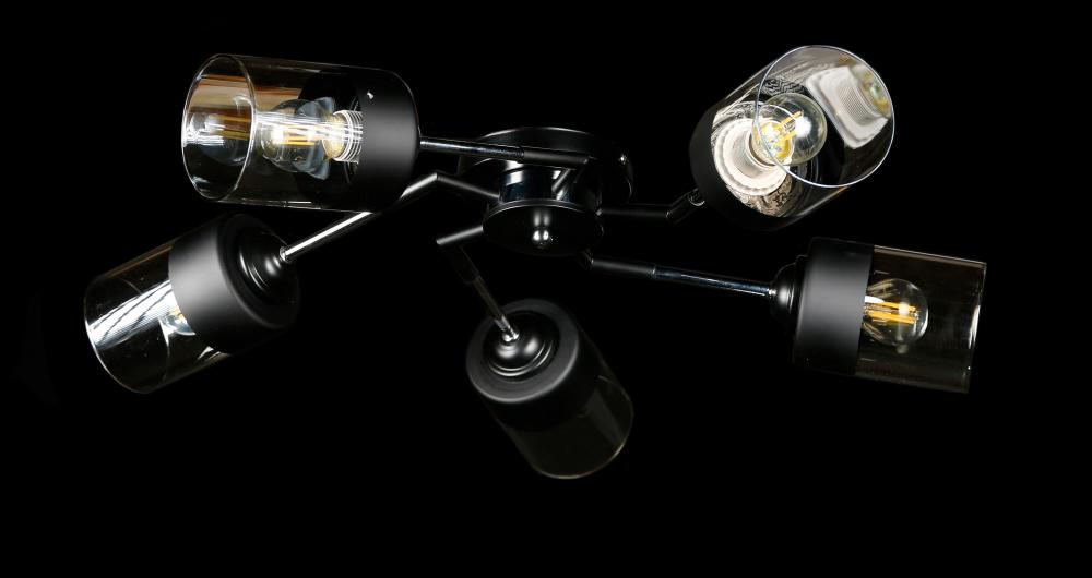 Люстра с плафонами Ray LGH60021/5A BK/CR (IR006445)