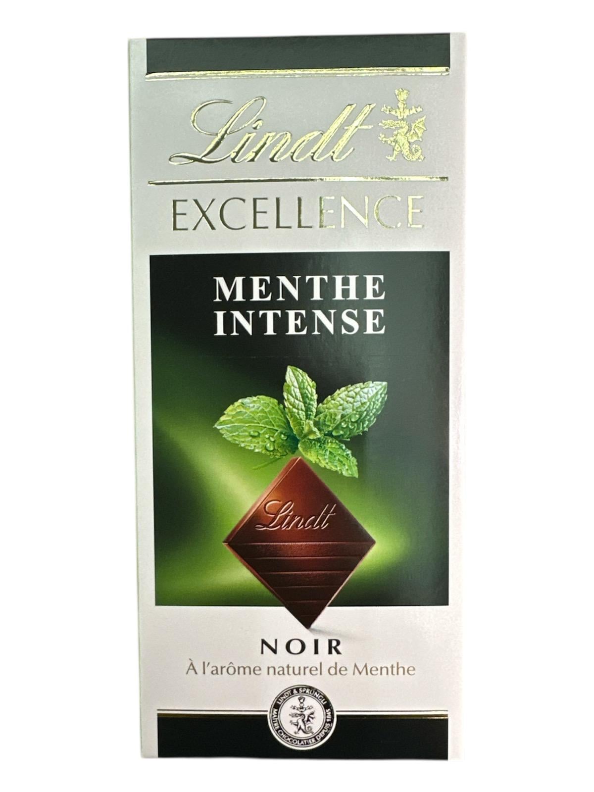 Шоколад черный Lindt с мятой 100 г (61044)