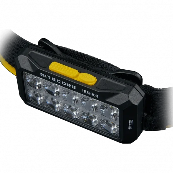 Фонарь налобный Nitecore HU2000 Type-C 2000 Лм 160 м белый и красный свет 10 режимов (23871776) - фото 3