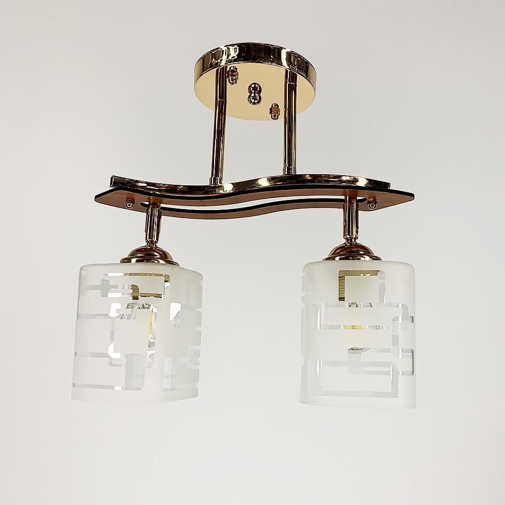 Люстра потолочная Light House LNF-17476/2 FGD с поворотным плафоном Золотой