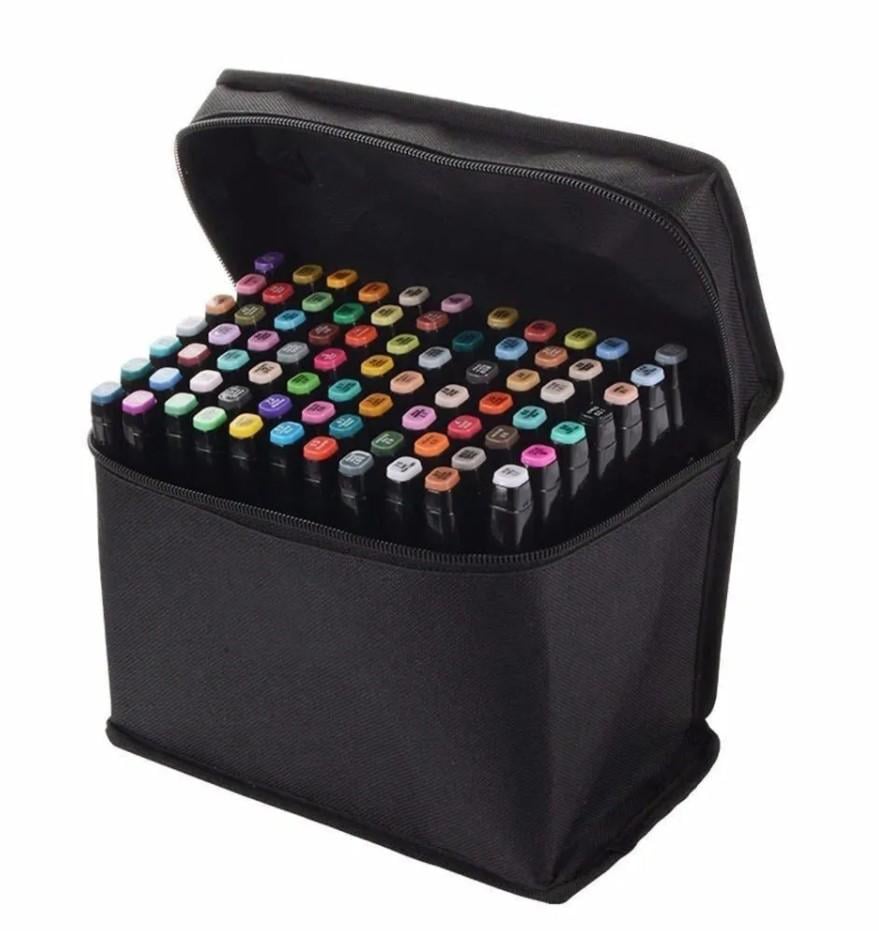 Набор скетч маркеров Coco с сумкой-чехлом 80 шт. - фото 2 Набор скетч маркеров Coco с сумкой-чехлом 80 шт. - фото 2