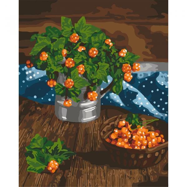 Набор для росписи по номерам Идейка Царские ягоды 40х50 см (КНО5575-mt)