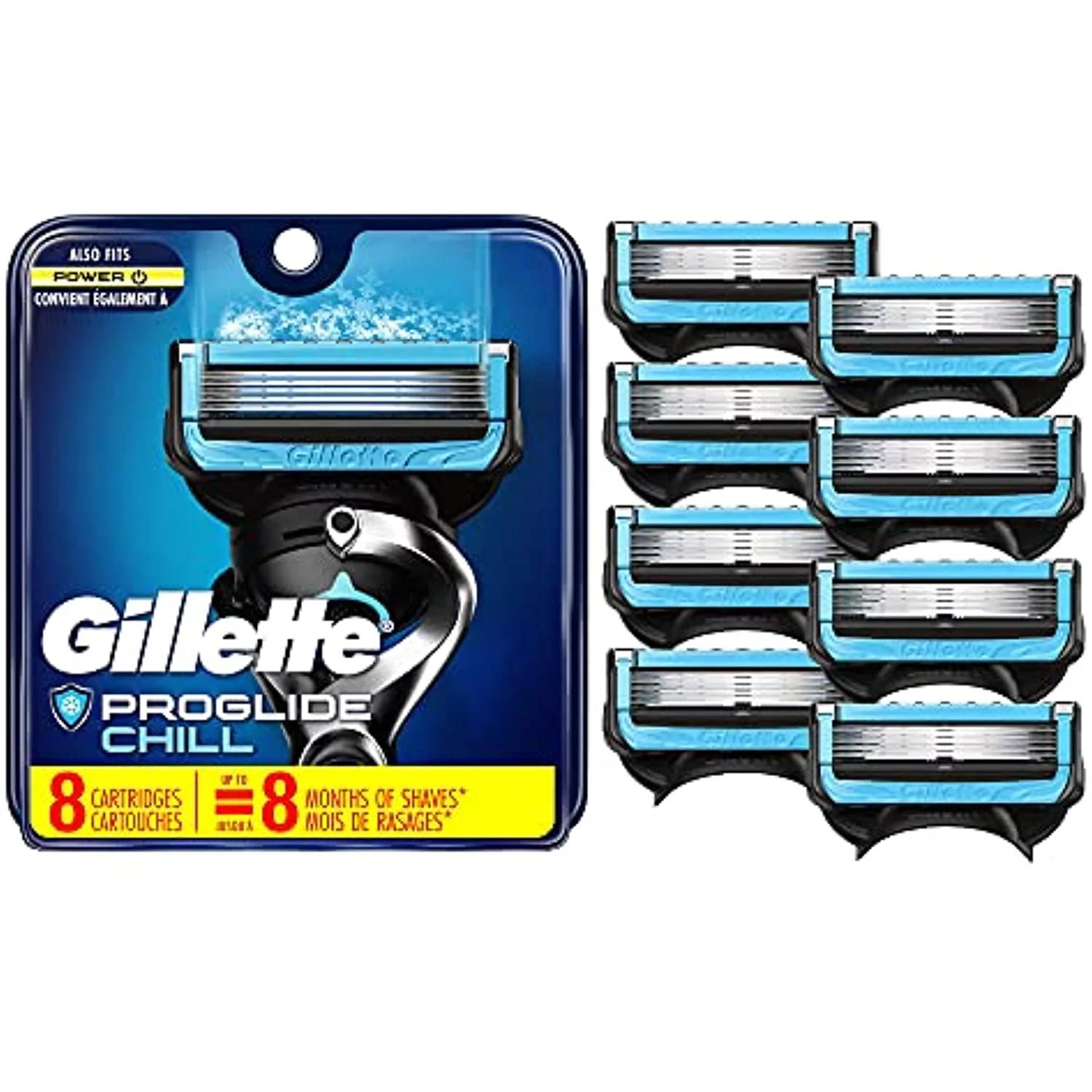 Картриджі змінні для гоління чоловічі Gillette ProGlide Power Chill США 8 шт. - фото 2