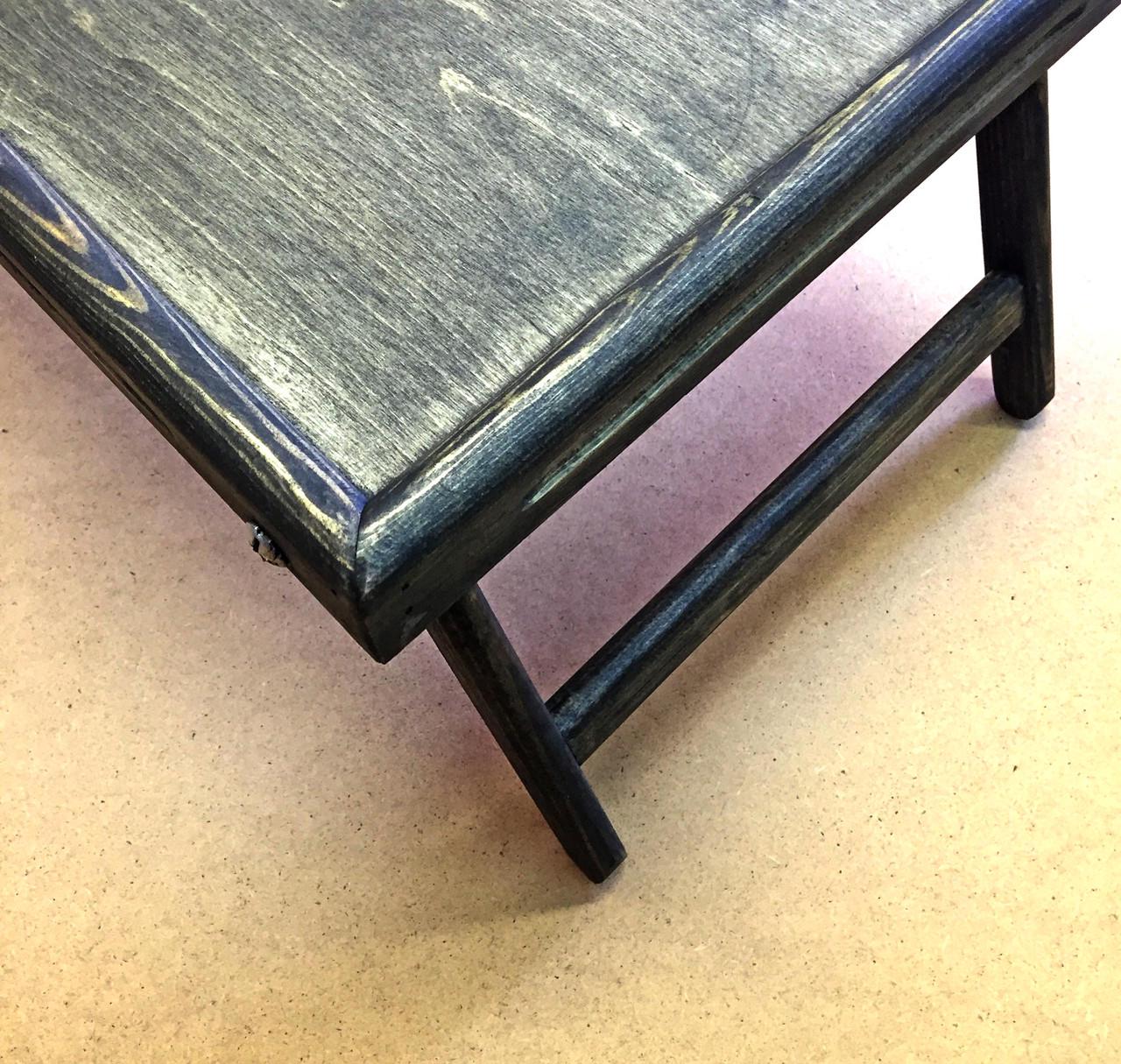 Столик-піднос для сніданку з дерева Даллас Моріон (СТП-000311) - фото 6 Столик-піднос для сніданку з дерева Даллас Моріон (СТП-000311) - фото 6