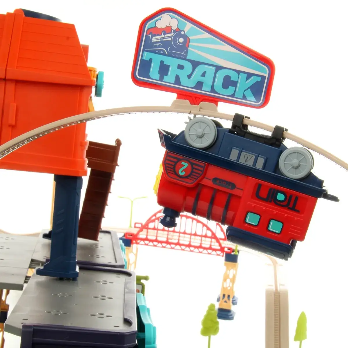 Набор Treck City Трек Железная дорога 2в1 бокс/трек/поезд со звуком 217 элементов (qsr-z59-x7d) - фото 3 Набор Treck City Трек Железная дорога 2в1 бокс/трек/поезд со звуком 217 элементов (qsr-z59-x7d) - фото 3