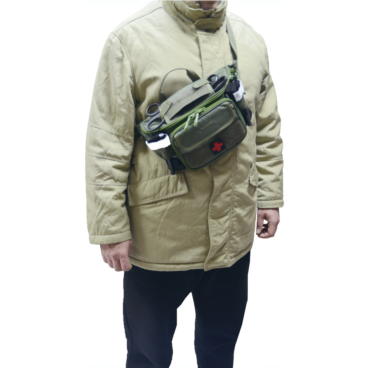 Сумка поясная медицинская Derby Crossbag-1 Мультикам (2044861327) - фото 9