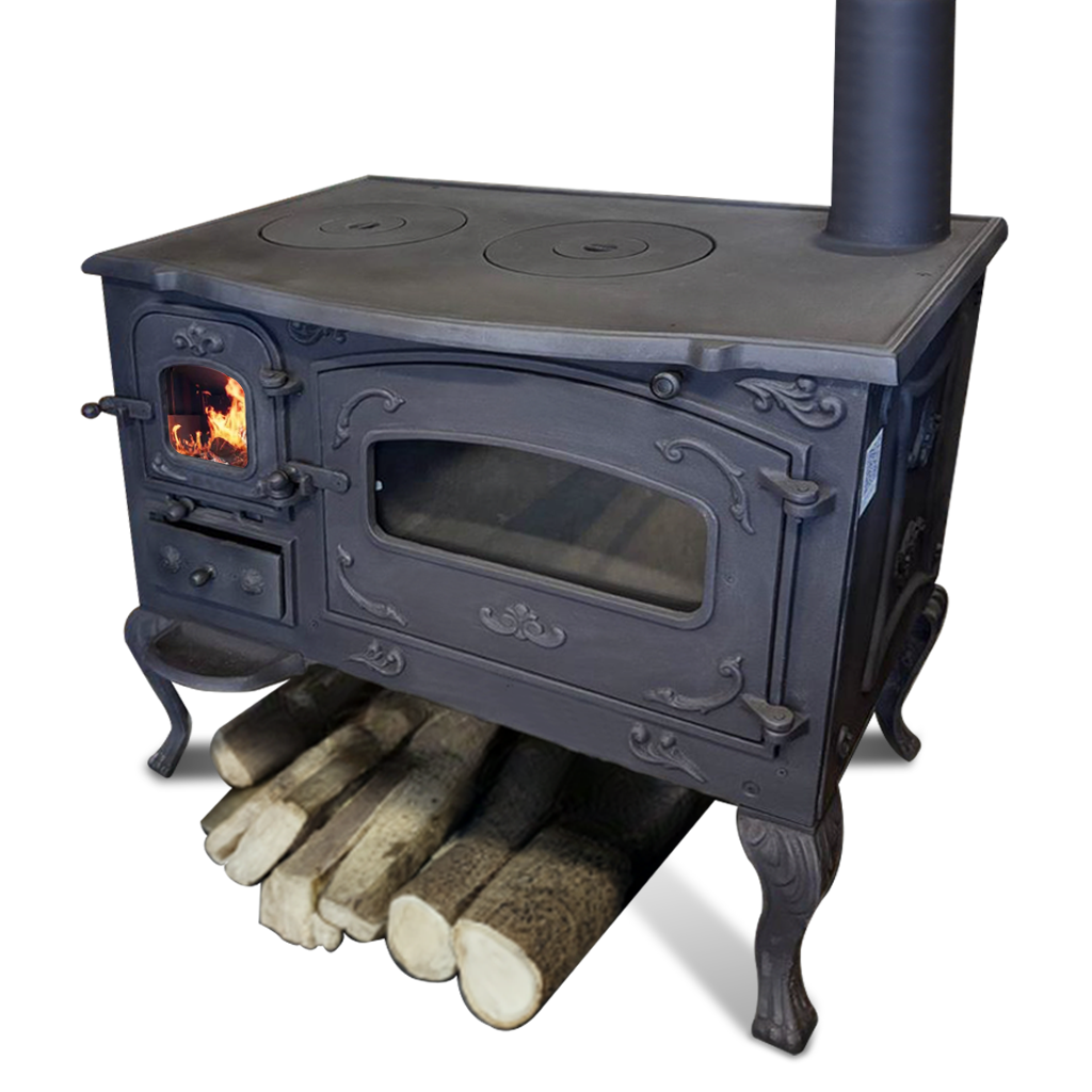 Піч чавунна кухонна Kozer XXL2 з варильною поверхнею і духовкою (24072024)