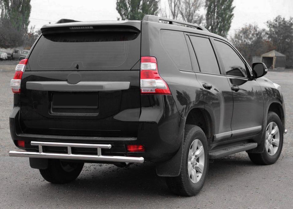 Задняя дуга AK002-2v2 CAN для Toyota Land Cruiser Prado 150 нержавеющая сталь Хром