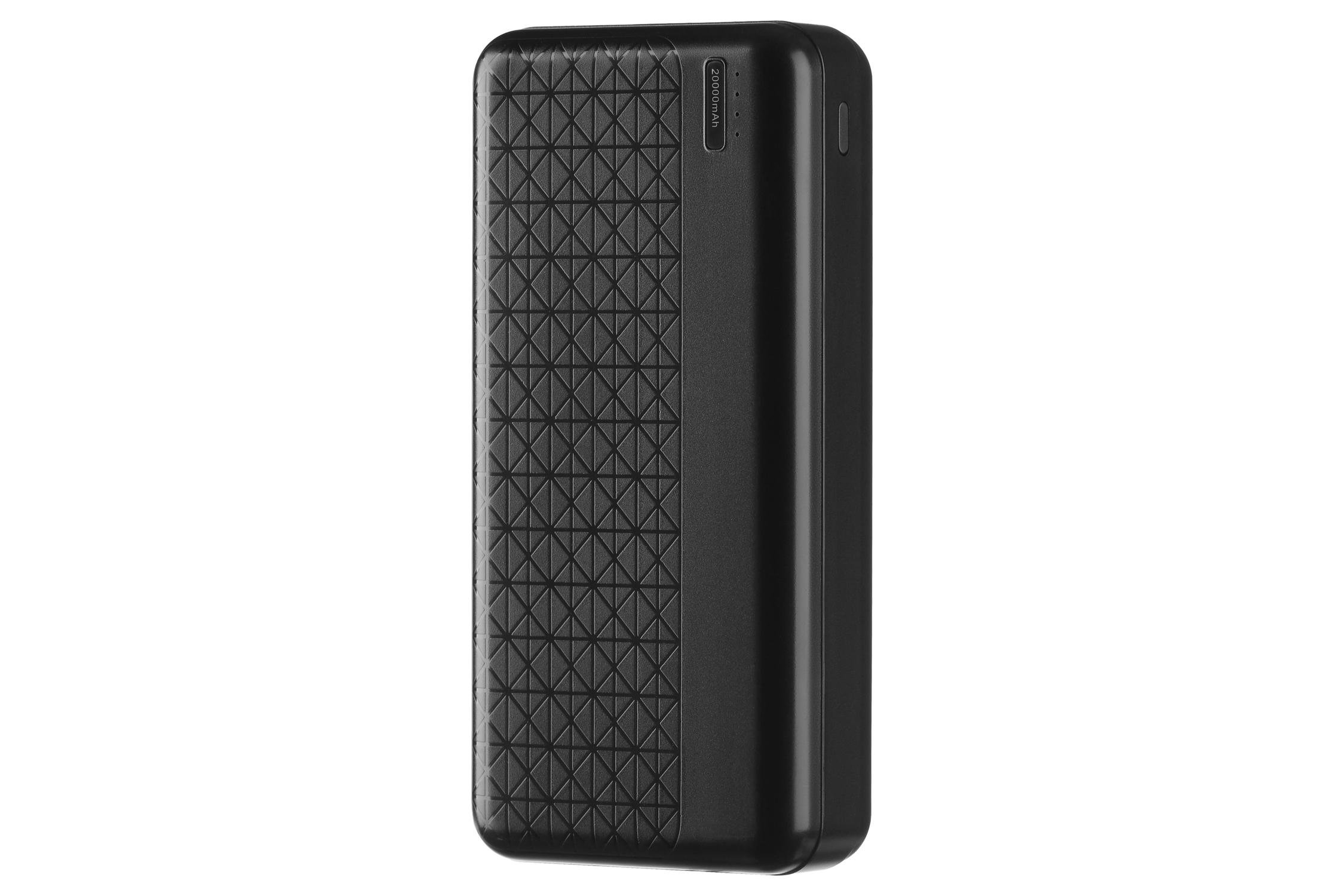 Повербанк 2E 20000 mAh Geometry PD+QC 3,0 18 W Чорний 2E-PB2072PD Black (574335)