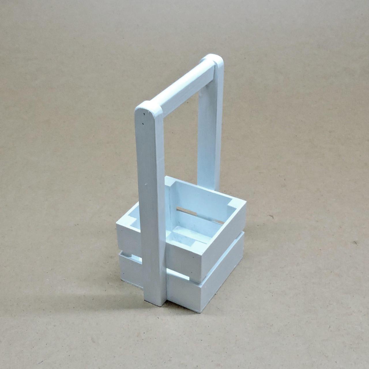 Корзинка подарочная из дерева Шервуд 12х12 см Зефир (ПДК-0021120) - фото 2