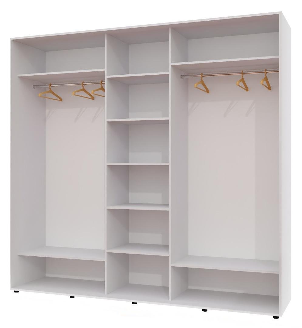 Корпус шкафа-купе Алекса ШК-04 270х60х220 см Белый Корпус шкафа-купе Алекса ШК-04 270х60х220 см Белый