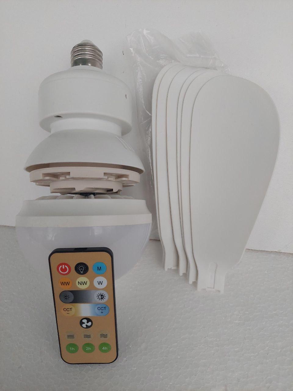 Вентилятор стельовий з підсвіткою та пультом ДК 42 см Білий (28216258) - фото 4 Вентилятор стельовий з підсвіткою та пультом ДК 42 см Білий (28216258) - фото 4