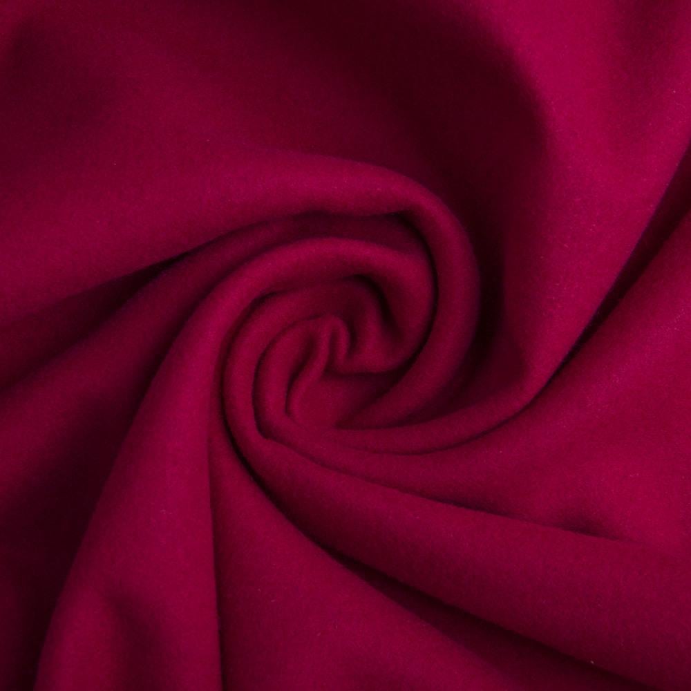 Ткань пальтовая Дакота однотонная светлая Вишня (22796)