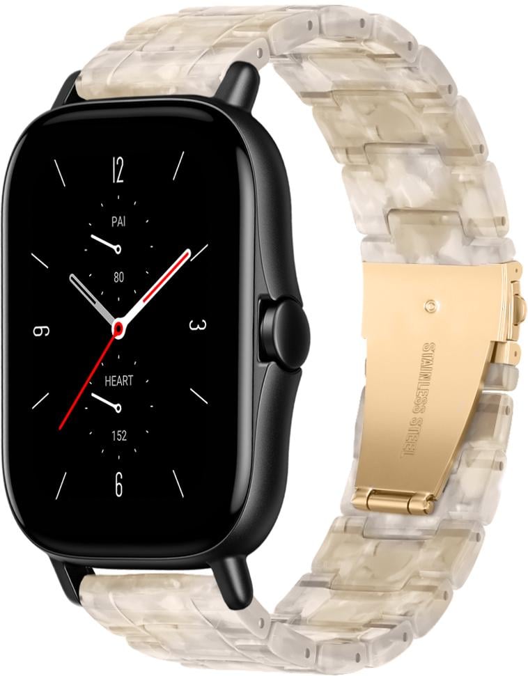 Ремінець із Cмоли Resin для Amazfit GTS 2e Cream (28816-6E)