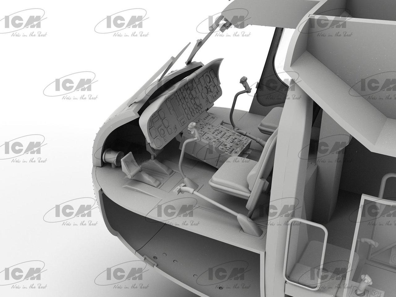 Сборная модель ICM S-64E Skycrane (53058) - фото 4 Сборная модель ICM S-64E Skycrane (53058) - фото 4