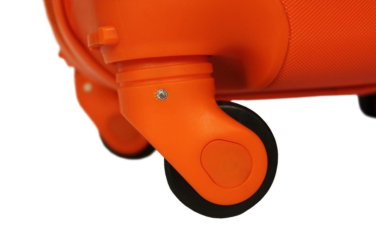 Чемодан пластиковый Fly 310 XS мини ручная кладь на 4 колесах Оранжевый (CEKRBFL310XM4ORA) - фото 5