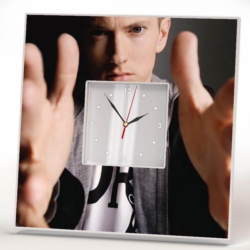 Часы с фото Eminem 260x260 мм (C00800)